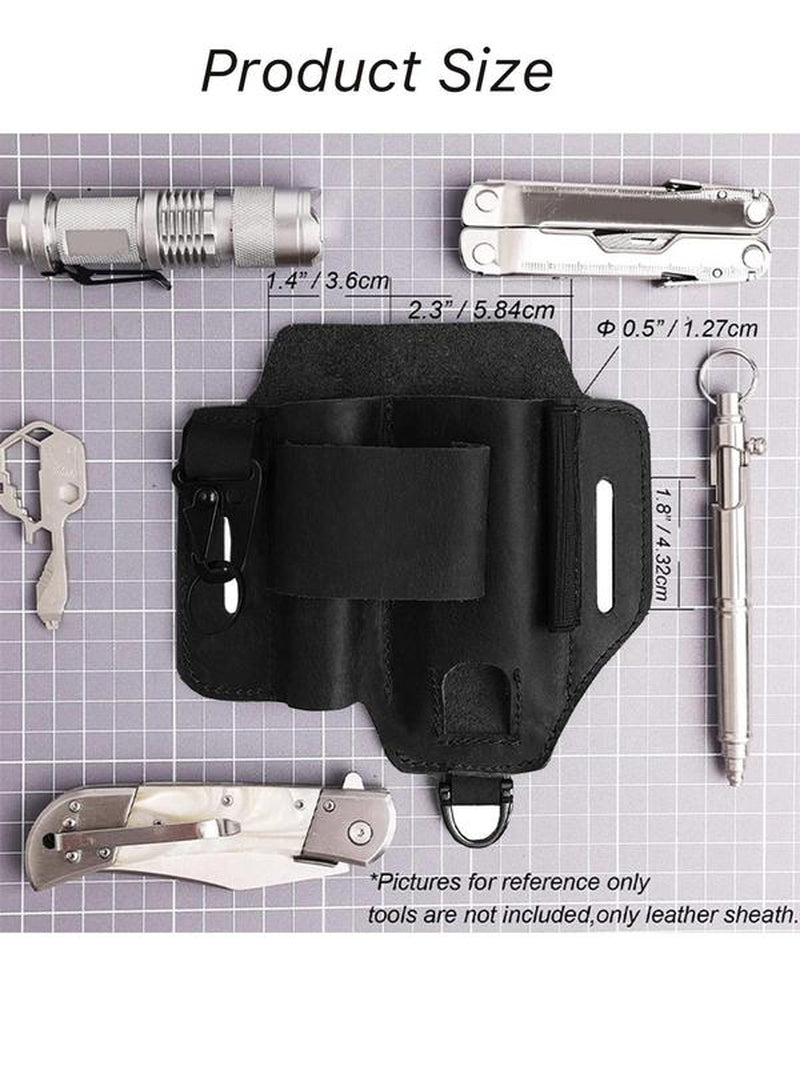 Men's Leather Waist Utility Belt