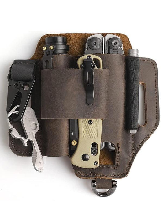 Men's Leather Waist Utility Belt