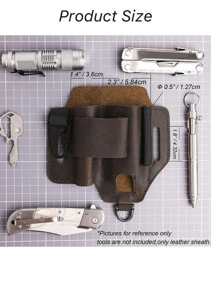 Men's Leather Waist Utility Belt